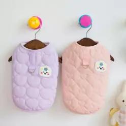 강아지 고양이 기모 조끼 S에서 2XL 겨울 애견의류