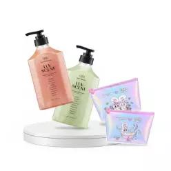럽센트 생화향 스크럽 워시 500ml 단품/기획(+에스더버니 파우치 증정)