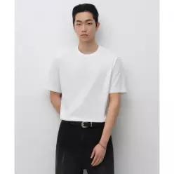 무신사스탠다드 MUSINSA STANDARD 레귤러 크루 넥 티셔츠 [화이트] MMFTS4E21-WH 258783