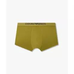 매장정품 EMPORIO ARMANI UNDERWEAR 남성 배색 로고 스트레치 드로즈_올리브 0816312010