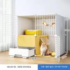 실내용 반려묘 철장 펫가구 단지 초대형 강아지 이동식