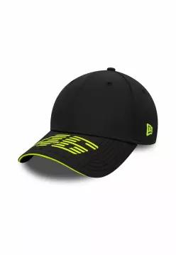 뉴에라 9포티 스트랩백 - 스트라이프 VR46 모자 검은색 7668358