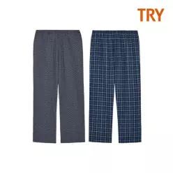 트라이 TRY 남성용 프리미엄 코튼 파자마바지 2종 택1