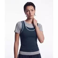 HDEX 에이치텍스 에센셜 더블 레이어 슬리브리스 W (Navy)385931