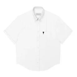 아미 남성 반팔 셔츠 화이트 HSH230 CO0031 168 157375814