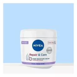 니베아 리페어 앤 케어 크림 400ml 한정 기획 (스파츌라 + 가죽케이스 증정)