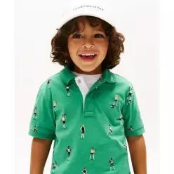 타미힐피거 TOMMY HILFIGER 키즈 KIDS 올 오버 프린트 폴로 티셔츠 254258