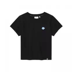 와키윌리 WACKY WILLY 우먼스 릴리 크롭 반팔티셔츠 블랙 WA2602ST52BK 133826