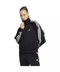 adidas 스타디움 피케 루즈 핏 트랙 탑 - 블랙 / KV0598