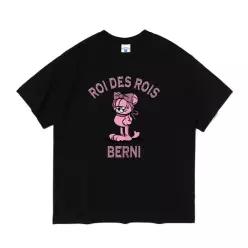 로아드로아 X 베르니 ROA WITH BERNI 로고 반팔티 블랙)