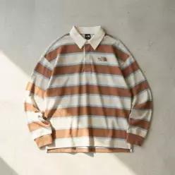 NT7TR57C 남성 이지온 스트라이프 카라 폴로 티셔츠 CAMEL