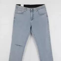 P1092 남자 빈티지 봄 여름 캐주얼 데님 데일리 밴딩 팬츠 (0929)