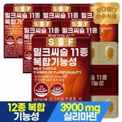 밀크씨슬 실리마린 30정 x 6박스 / 밀크시슬 아연 비오틴 간건강에 도움 11종