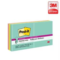 3M 포스트잇 점착메모지 강한점착용 리필 노트 슈퍼노바네온즈 6패드 접착메모지