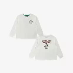 뉴발란스키즈 NK9BG4902U(39) 아이보리 일러스트 티셔츠 40B1495698 NK9BG4902U39