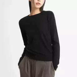 [미쏘] 에센셜 라운드넥 베이직 풀오버 (MIWKAE910T-O)