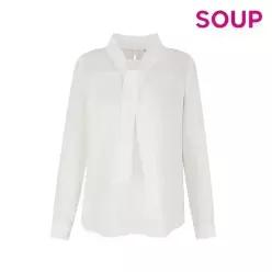베이직 타이 블라우스 (SA3LS90) (택가격: 99000원)