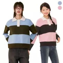 CASUAL COLOR 블럭 카라 SWEATER/2Color 7000044913 A942_EFRG5274D
