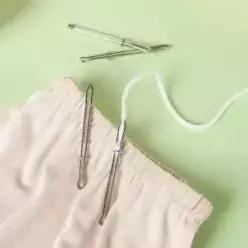 5/10/15/20/25/30Pcs 전기도금된 철 탄성 실 꿰매는 도구 DIY 공예용 바느질 바늘 밴드용 튼튼한