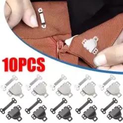 10/1PCS 금속 바지 정장 후크 버튼 스커트 의류 보이지 않는 DIY 조정 버클 바느질 액세서리