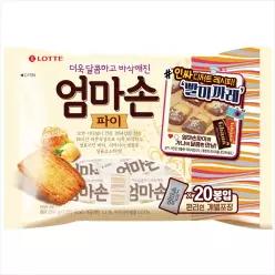 롯데 엄마손파이 254g//2개구매시 1000원DCX넉넉한 유통기한