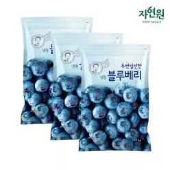 [자연원] 두번엄선한 냉동블루베리(미국) 1.13kg x 3팩