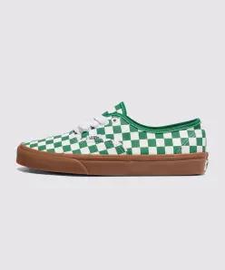 매장정품  VANS VN000CRTCX21 어센틱 팻 레이스 체커 그린 21 가벼운신발 여름신