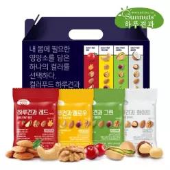 [하루견과] 컬러푸드하루견과 20gx20입세트 (레드/옐로우/그린/화이트)