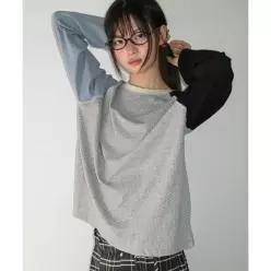 10월 26일 배송 RONRON MULTI COLOR LOOSE FIT LONG SLEEVE GREY DOT RR25CLT5051GD 997063