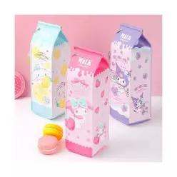 산리오캐릭터즈 우유팩 필통-1종 랜덤