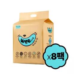 위랩 [맥스구성 8팩]강아지패드 히릿패드 강아지 배변패드 최대혜택 구성 중형240매 대형120매)
