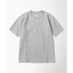 [국내정품] [7월 17일 배송] 브론슨 반팔 10.6 oz Cotton Short Sleeve Henley Tee Grey 244090