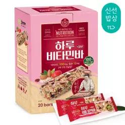 [품질보장] 호정가 하루비타민바 (20개입) / 1개당 비타민과 철분 권장섭취량 100% 함유