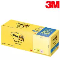 3M 포스트잇 팝업리필 KR330 20A 대용량팩 76X76mm 100매X20패드