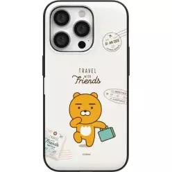 카카오프렌즈 트립 자석카드 케이스 아이폰14 프로 맥스 라이언