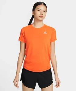 나이키 ACG 드라이 핏 반소매 트레일 러닝 탑 W - 세이프티 오렌지 IO9651-819 58