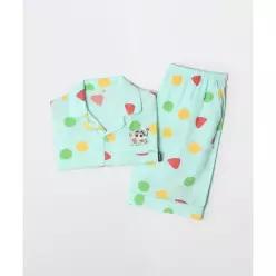 SPAO [짱구] 꿀잠 자는 짱구 반팔 파자마(MINT)_SPPPG25U02