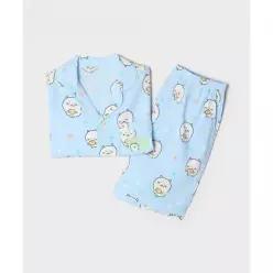 SPAO [담곰이] 엄청 시원하담곰 반팔 파자마(LIGHT BLUE)_SPPPG25U04