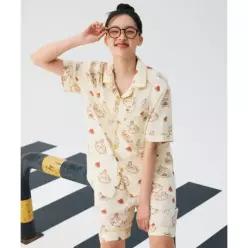 SPAO [먼작귀] 먼가 작고 귀여운 여름 반팔 파자마(YELLOW)_SPPPG25U05