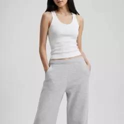ENTIRE STUDIOS (U) 풀 스웨트 팬츠 실버 FULL SWEATPANT SILVER