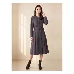 프렐린밴드넥 핀턱 포인트 원피스-R3OE232114B 848854