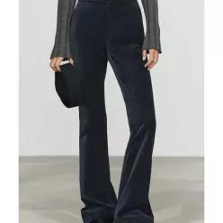 매장정품 MASSIMO DUTTI 스키니 플레어핏 벨벳 팬츠