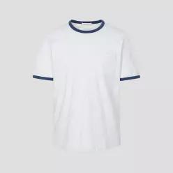 빈폴멘 BEANPOLE MEN 링거 기본 로고 라운드 티셔츠 - 블루 BC6542C84P BC6542C84P_BS 103294