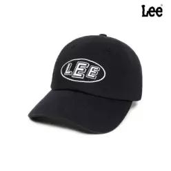 LEE 캐피탈 리 코튼 볼캡 블랙 LE2601CA08BK FBP173 MCF991