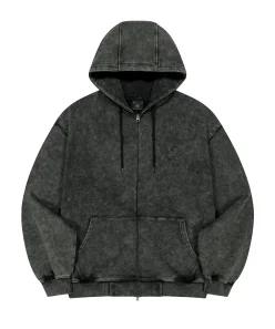 VINTAGE WASHING TAG HOOD ZIP UP 차콜 COP BLFMHZB01 CC