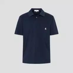 빈폴멘 BEANPOLE MEN 코튼 리넨 오픈넥 티셔츠 - 네이비 BC6542C83R BC6542C83R_BS 103255