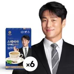 맥널티 디카페인 스테비아 당제로 커피믹스 30개입*6박스