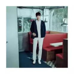LACOSTE 남성 골조직 테이퍼드 치노 HH530E-55N XFJ HH530E-55NXFJ 240664