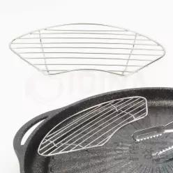 불판 고기받침망 고기안타게하는망 스테인리스거치대 업소용불판망 숯불구이망