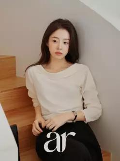 (국내제작) (긴팔ver/고급미) 로지 보트넥 사이드 셔링 긴팔 가을블라우스 bs8896